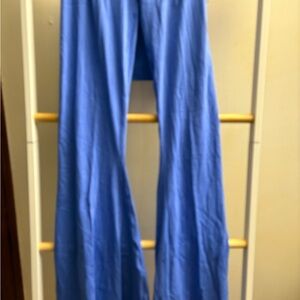 Blue Wide-Leg Pants